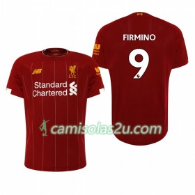 Camisolas de Futebol Liverpool Roberto Firmino 9 Equipamento Principal 2019/20 Manga Curta